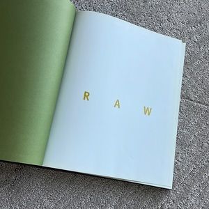 Hardcover book RAW by Charlie Trotter and Roxanne Klein